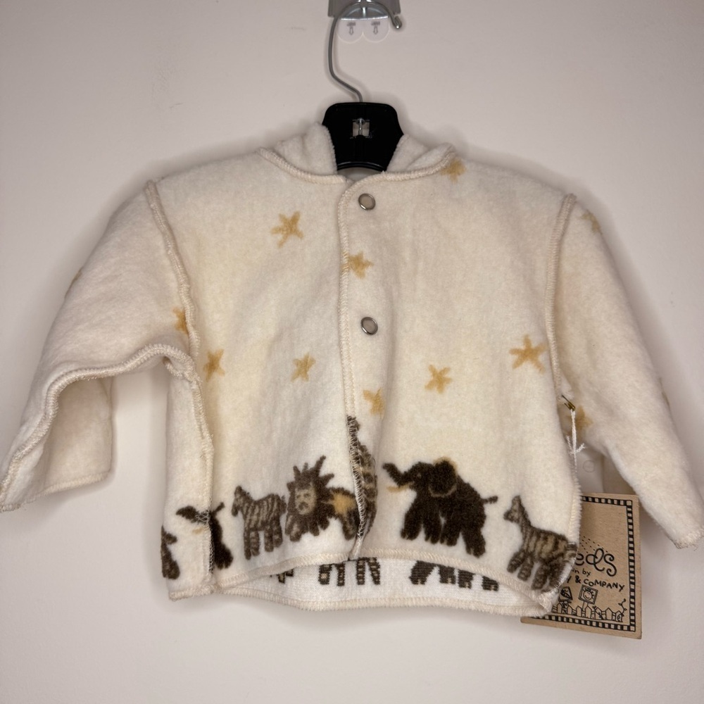 NWT SEEDS by CORKY & COMPANY Zoo Crew Hooded Snap Front Jacket
